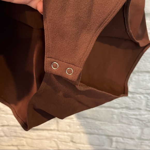 NEW! Fabletics Brin SculptKnit Bodysuit Compression Chicory Coffee - Size 3X - Picture 7 of 14